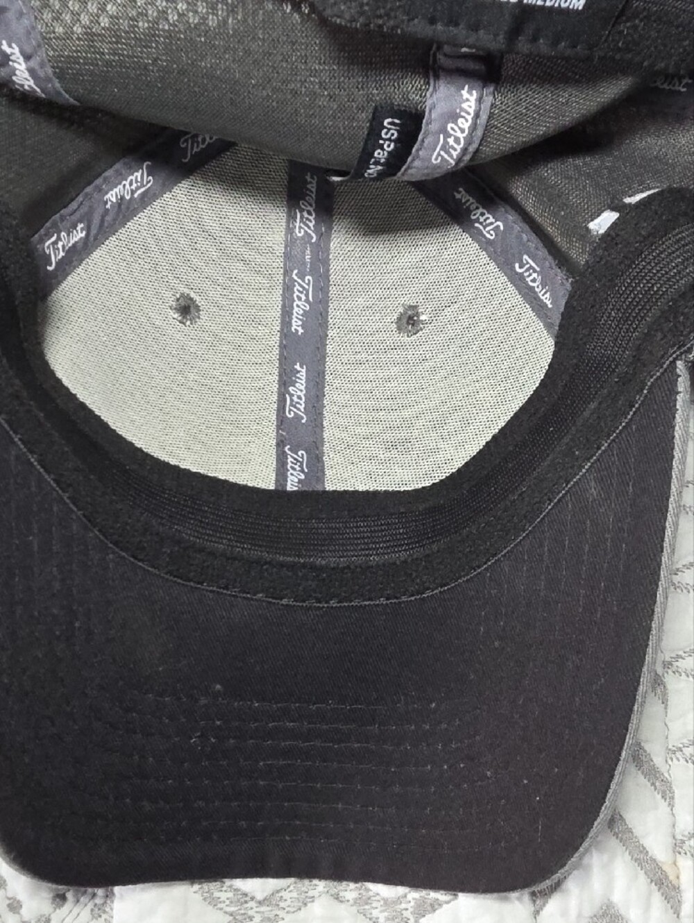Titleist Gray Script Logo Mesh Golf Cap - Picture 5 of 5